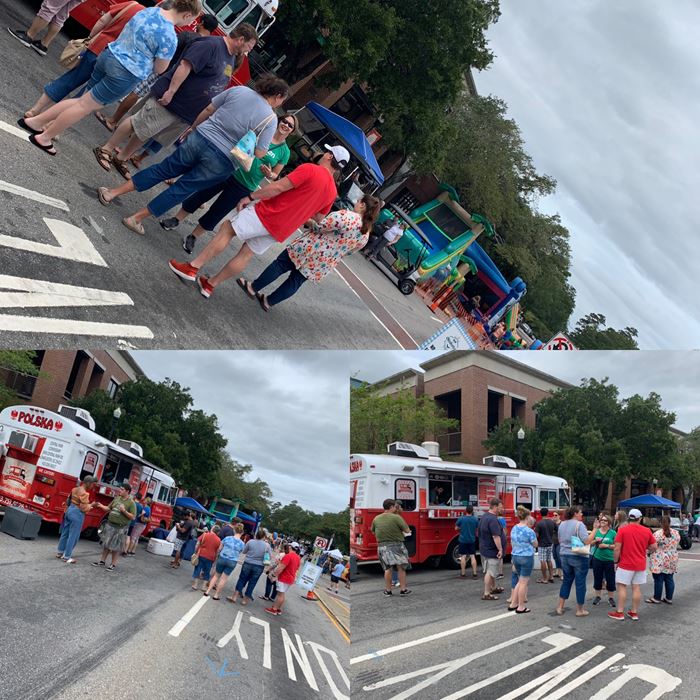 A line at the truck
