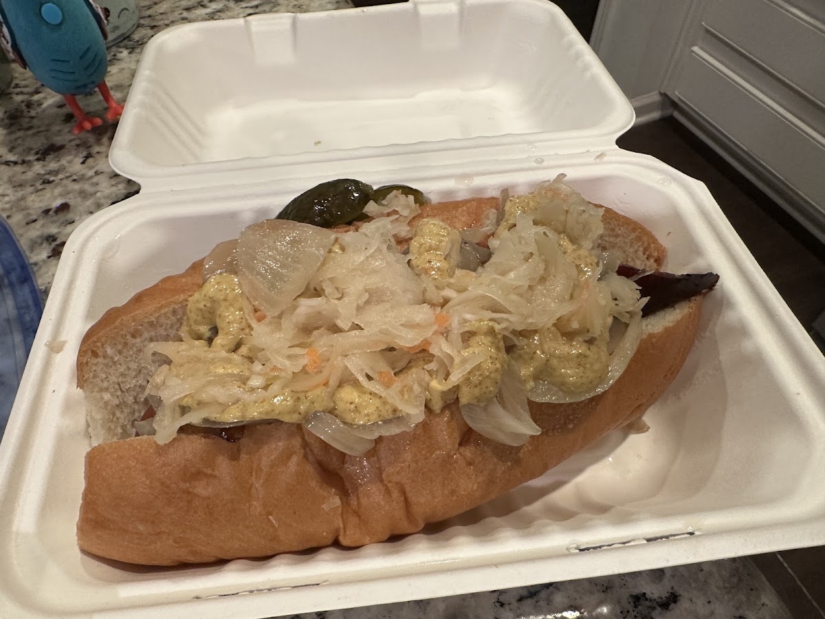 Kielbasa with sauerkraut